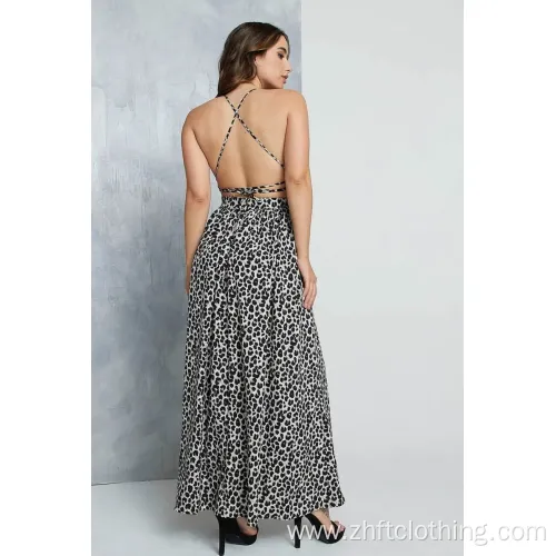 Women's Fashion Style Printed Long Dresses